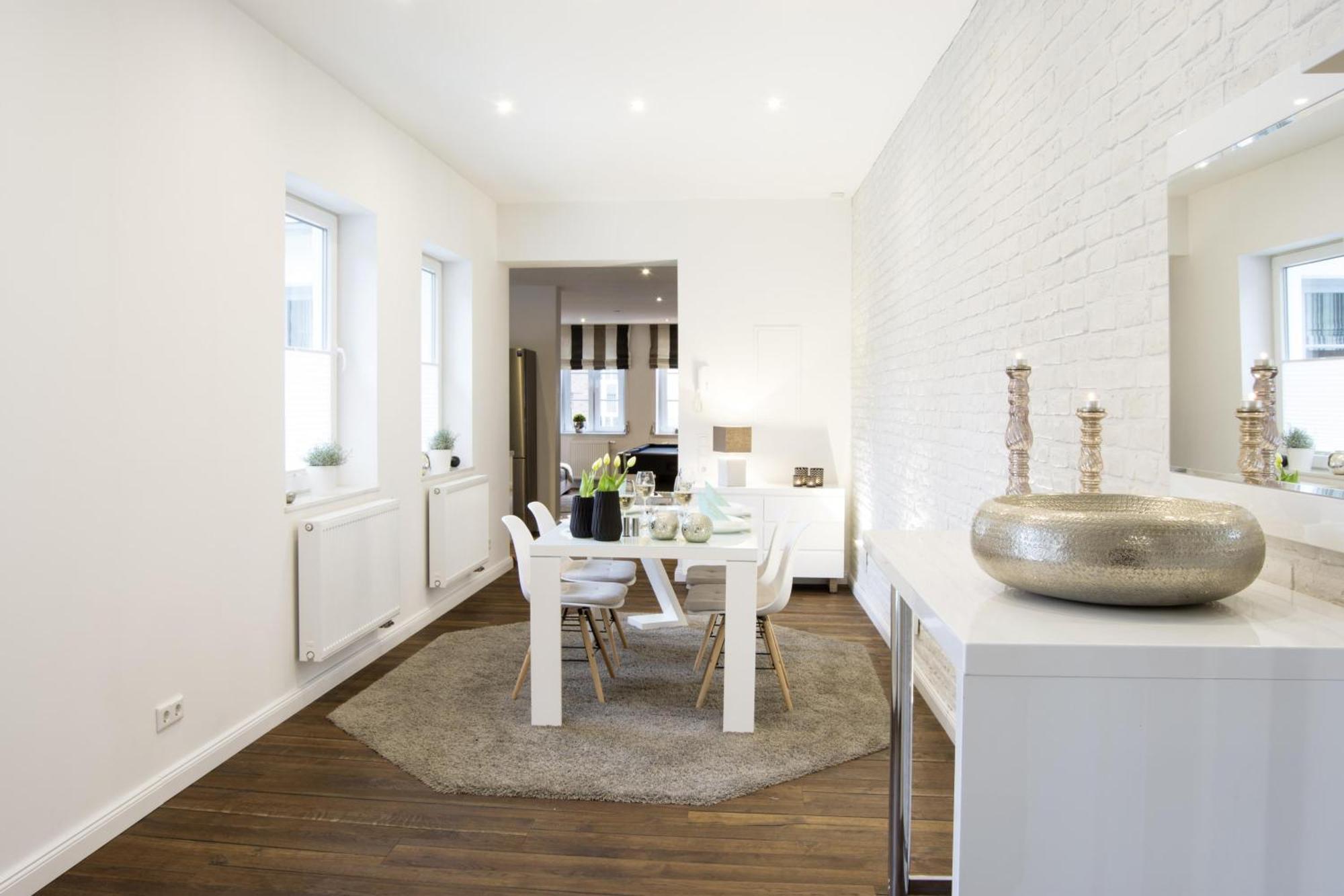 Penthouse Am Glockenturm Apartment Фленсбург Екстериор снимка